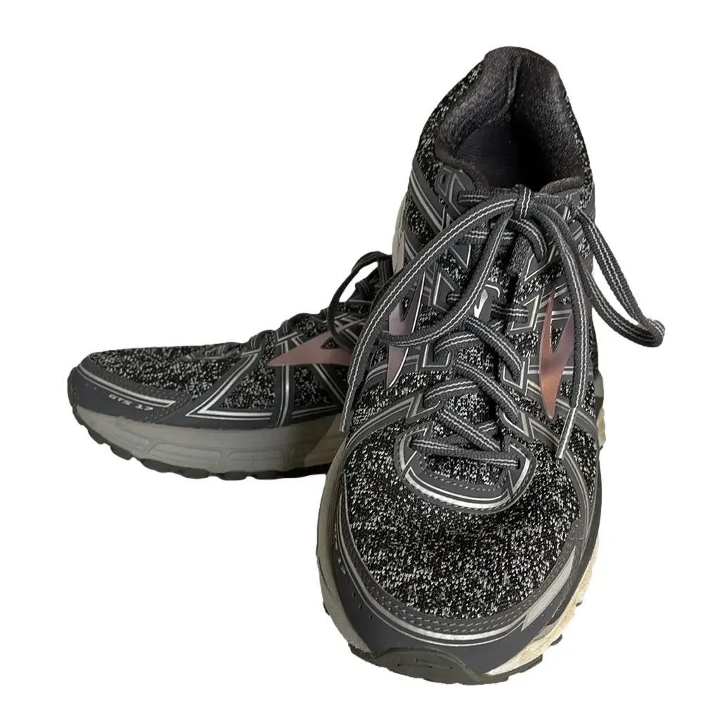 Brooks Women’s Adrenaline GTS 17 Grey/Black/Pink Size 11 - EUC